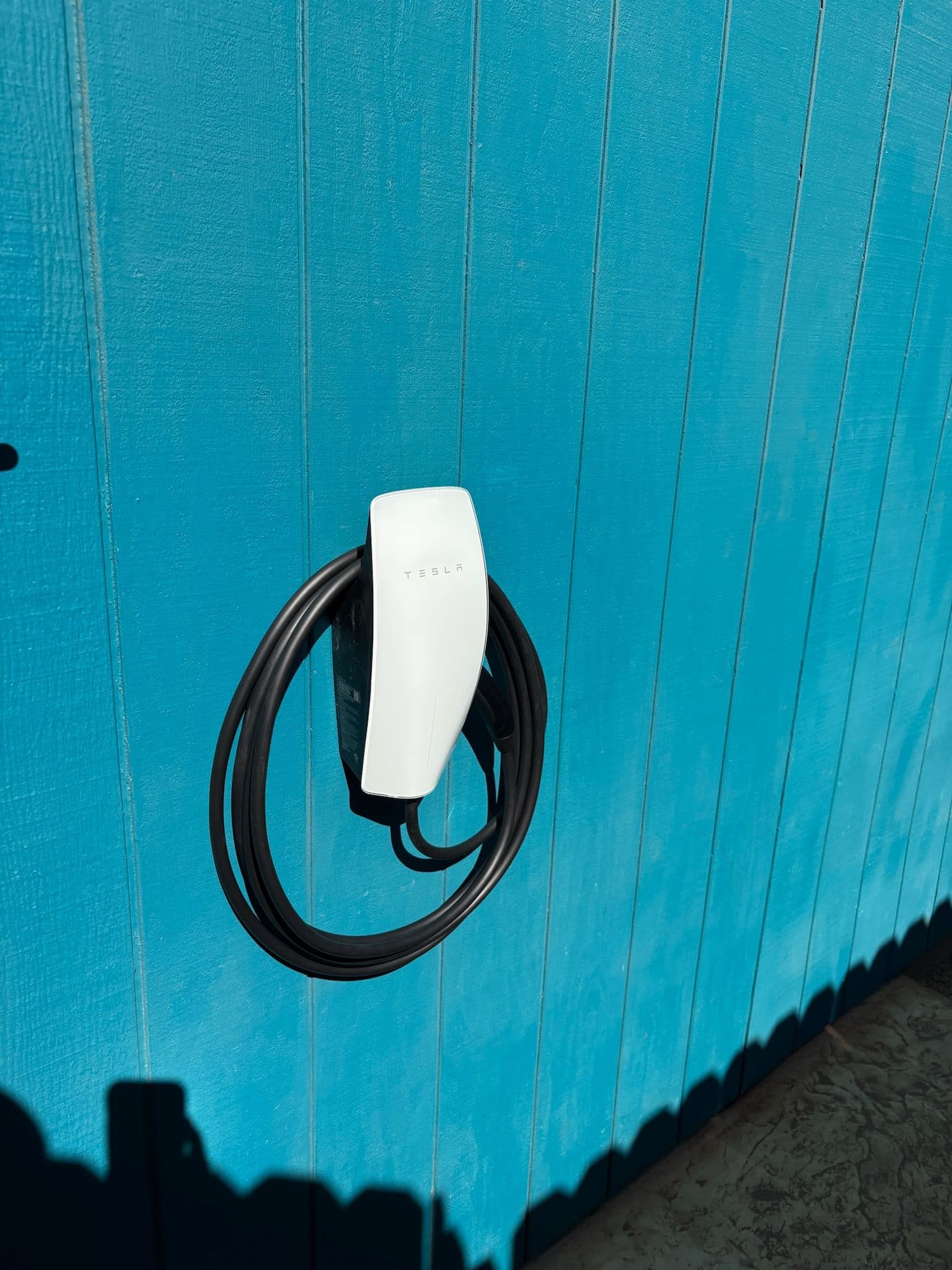Upgrade Your Home with Sleek Tesla Wall Connector Installation image