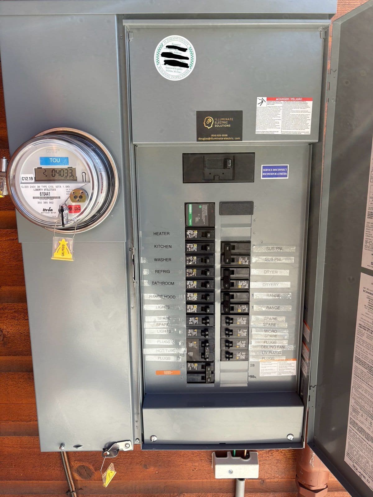 200amp Main Electrical Panel Upgrade and EV Charger Installation image